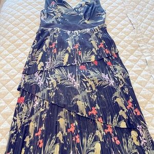 Ted Baker Layered Mini Pleat Dress